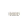 18k White Gold 2.87ctw 5 Stone Radiant Cut Diamond Wedding Band