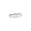 14k White Gold 2.57ctw Oval Shaped 5 Diamond Wedding Band