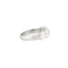 14k White Gold 2.57ctw Oval Shaped 5 Diamond Wedding Band