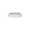 14k White Gold 5.97ctw Princess Cut Diamond Eternity Band
