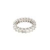 14k White Gold 5.97ctw Princess Cut Diamond Eternity Band