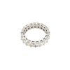 14k White Gold 5.97ctw Princess Cut Diamond Eternity Band