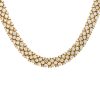 18k Yellow Gold 32.0ctw Flexible 3 Row Diamond Necklace