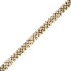 18k Yellow Gold 32.0ctw Flexible 3 Row Diamond Necklace