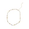 14k Multi-Tone Gold 20.32ctw Mixed Shaped Diamond Station Necklace