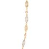 14k Multi-Tone Gold 20.32ctw Mixed Shaped Diamond Station Necklace