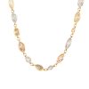 14k Multi-Tone Gold 20.32ctw Mixed Shaped Diamond Station Necklace