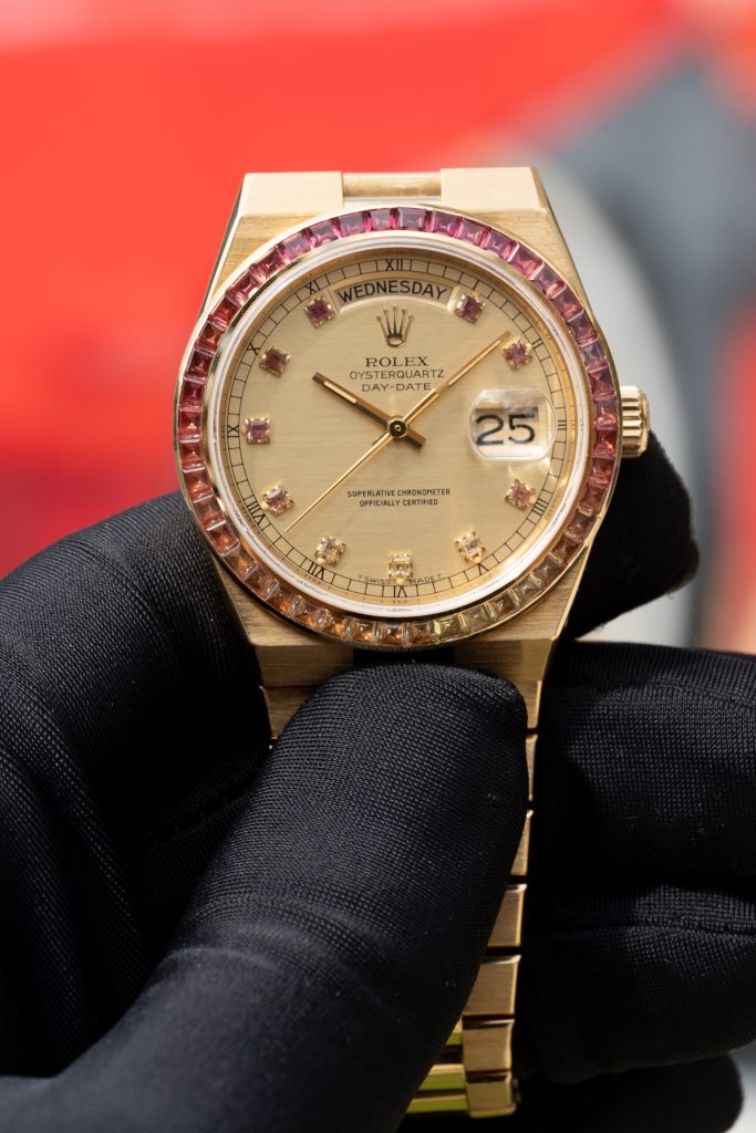 the bejeweled Day-Date by Rolex
