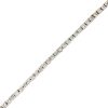 14k White Gold 4.0ctw Round Brilliant Diamond Tennis Bracelet