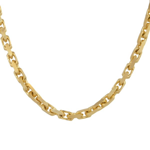14k Yellow Gold 22″ Men's H-Link Chain