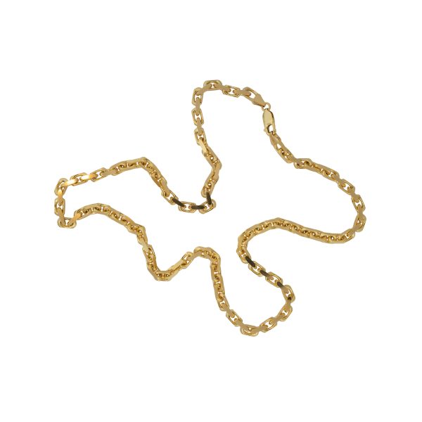 14k Yellow Gold 22″ Men's H-Link Chain