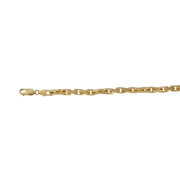 14k Yellow Gold 22″ Men's H-Link Chain