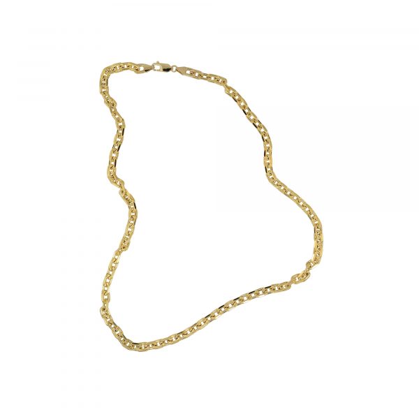 14k Yellow Gold 22.5″ Men's H-Link Chain
