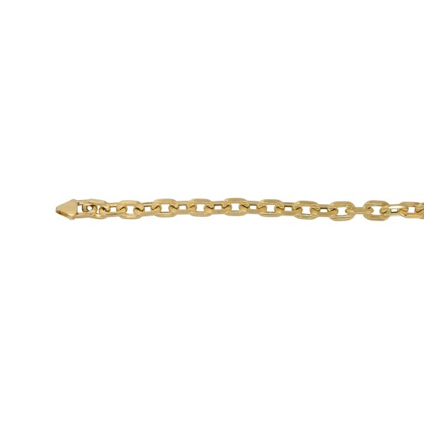 14k Yellow Gold 24″ Men's H-Link Chain