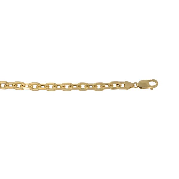 14k Yellow Gold 24″ Men's H-Link Chain