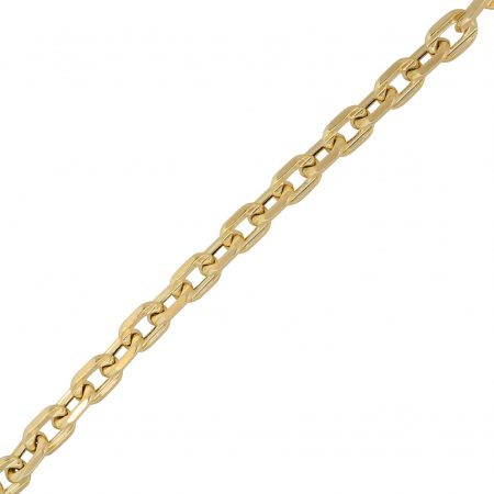 14k Yellow Gold 24″ Men's H-Link Chain