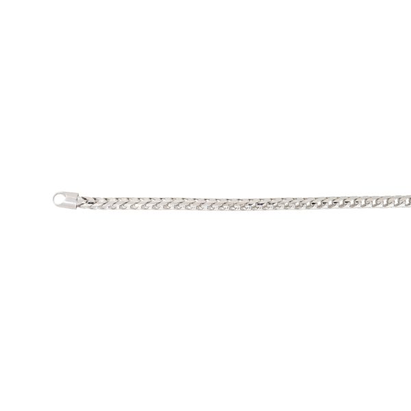 10k White Gold 22″ Men’s 4mm Franco Chain
