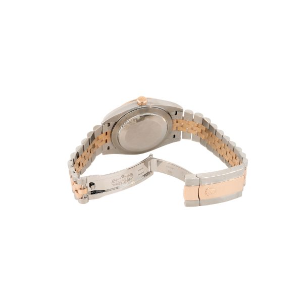 Rolex 126331 Datejust Chocolate Diamond Dial 18k Rose Gold and Stainless Steel Watch