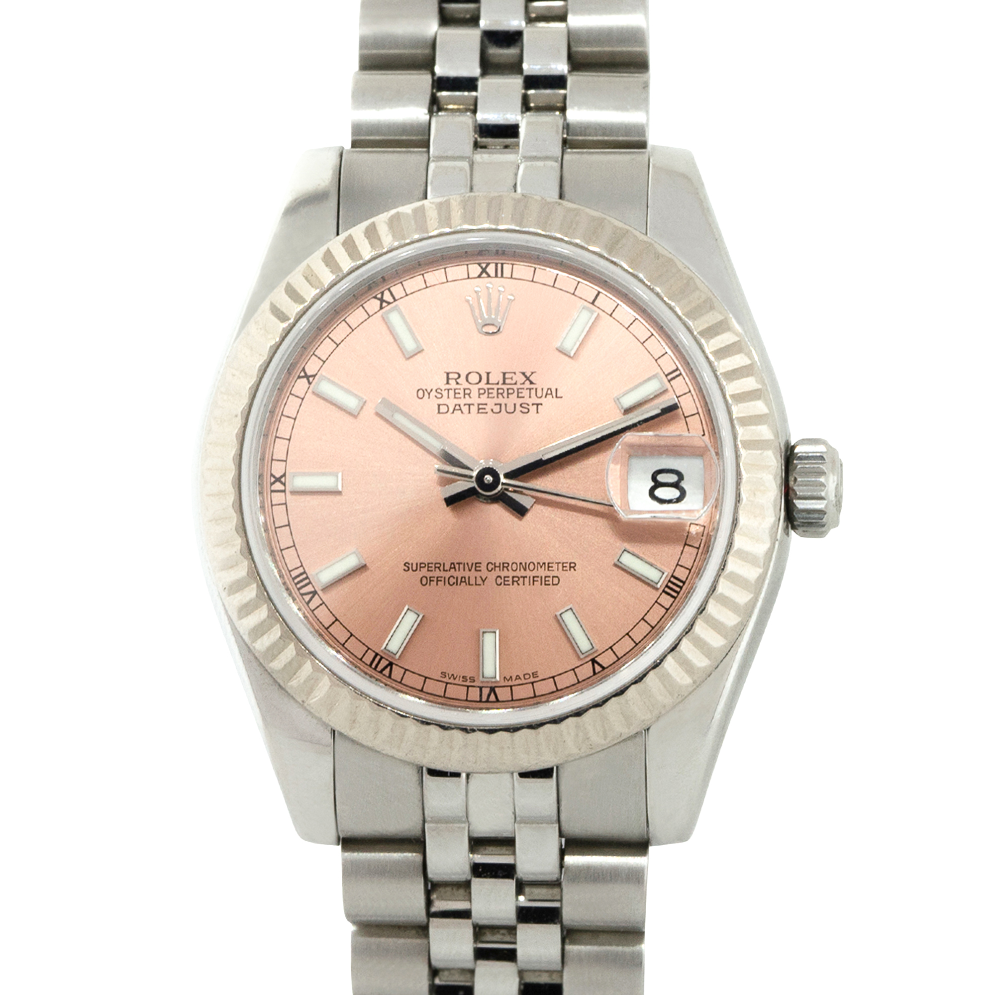Rolex 178274 Datejust Stainless Steel Bezel Watch