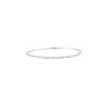 14k White Gold 0.95ctw Flexible Diamond Stackable Bangle Bracelet