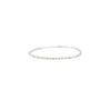 14k White Gold 0.95ctw Flexible Diamond Stackable Bangle Bracelet