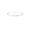 14k White Gold 0.95ctw Flexible Diamond Stackable Bangle Bracelet