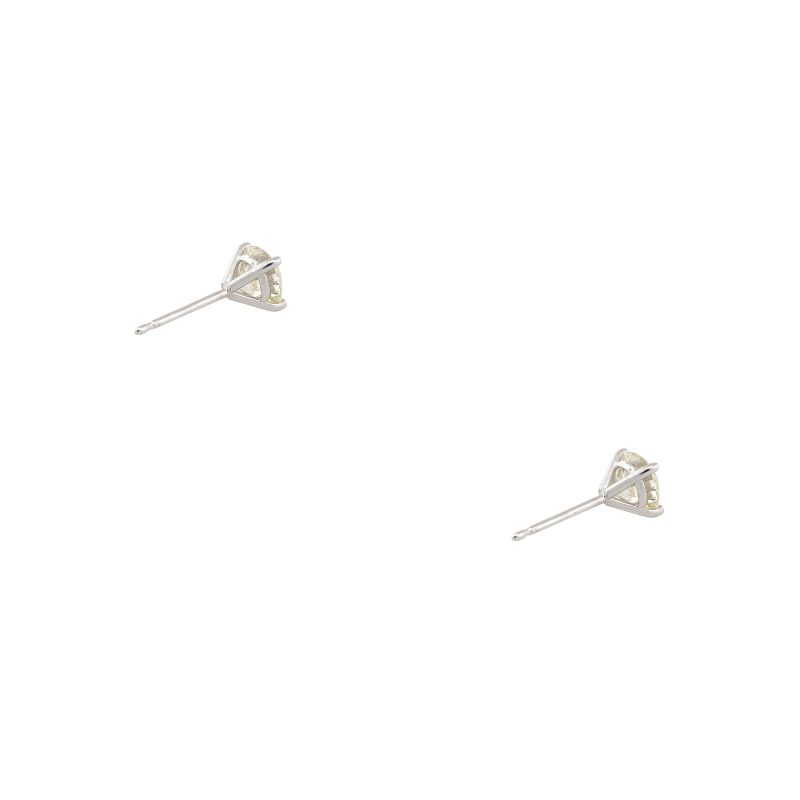 14k White Gold 1.20ctw Diamond Stud Earrings