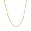 14k Yellow Gold 3.80ctw Diamond Tennis Necklace