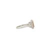 GIA Certified 18k White Gold 2.0ctw Fancy Brown-Pink Diamond Halo Ring