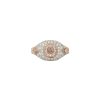 GIA Certified 18k White Gold 1.01ctw Fancy Light Pink-Brown Diamond Ring