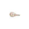 GIA Certified 18k White Gold 1.01ctw Fancy Light Pink-Brown Diamond Ring