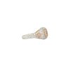 GIA Certified 18k White Gold 1.01ctw Fancy Light Pink-Brown Diamond Ring