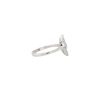 18k White Gold 1.22ctw Diamond Clover Style Ring 