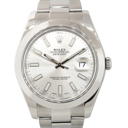 Rolex 116300 Datejust II Stainless Steel Silver Stick Dial Watch