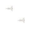 18k White Gold 1.86ctw Diamond Clover Stud Earrings