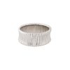 18k White Gold 0.91ctw Wide Diamond Bar Stretchy Bracelet