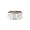 18k White Gold 0.91ctw Wide Diamond Bar Stretchy Bracelet