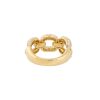 18k Yellow Gold 1.73ctw Pave Diamond Open Link Flexible Ring
