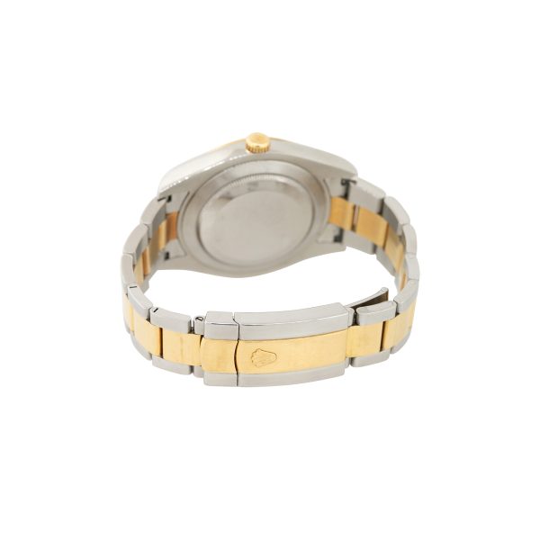 Rolex 116333 Datejust II 18k Yellow Gold and Steel Diamond Dial Men's Watch