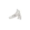 18k White Gold 1.56ctw Pave Diamond Crossover Ring