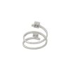 18k White Gold 0.24ctw Diamond Square Mosaic Station Ring
