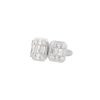 18k White Gold 2.25ctw Diamond 3 Station Mosaic Ring
