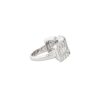 18k White Gold 2.25ctw Diamond 3 Station Mosaic Ring