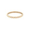 18k Rose Gold 0.64ctw Pave Diamond Bump Bangle