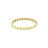 18k Yellow Gold 0.64ctw Pave Diamond Bump Bangle