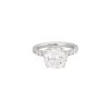 GIA Certified Triple X 18k White Gold 5.04ctw Diamond Engagement Ring