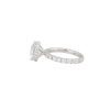 GIA Certified Triple X 18k White Gold 5.04ctw Diamond Engagement Ring