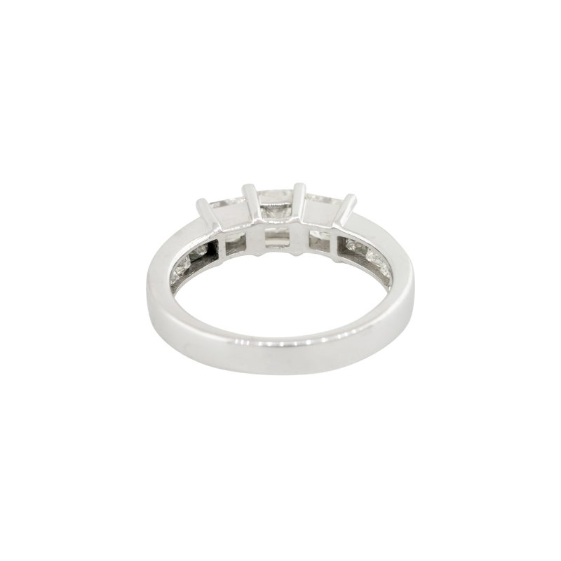 18k White Gold 1.5ctw Princess Cut Diamond Engagement Ring
