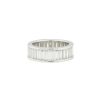 18k White Gold 3.93ctw Baguette Cut Diamond Eternity Band 