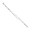 18k White Gold 9.29ctw Double Row Diamond Tennis Bracelet